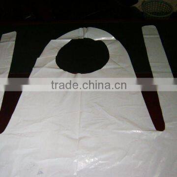 Clear plastic apron 142cm long