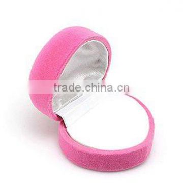 fashion jewelry flocking box for ring packing