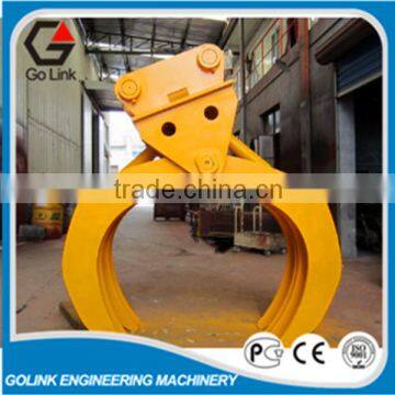 mechanical stone grapple for excavator