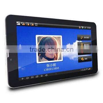 7 inch 3G full function tablet PC, HD/IPS screen, dual camera, 3G phone call+GPS+Bluetooth, Phablet PC