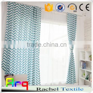 new designed light printed curtain simple modern city style for living room/ window using