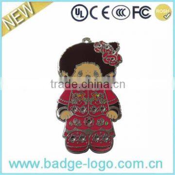 Wholesale Silver Soft Enamel Metal Mobile Phone Accessories