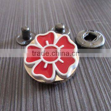 Flower Metal Snap Button