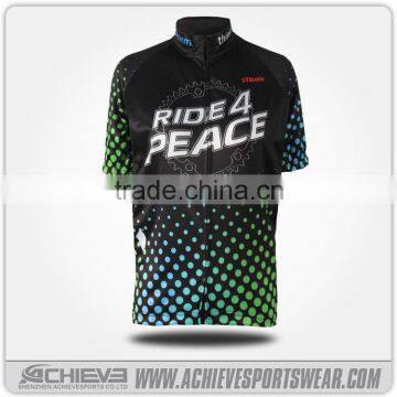 Fashionable Full Sublimation Printing Colorful Cheap Cycling Jersey photo-5