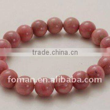 10mm nice round rhodonite beaded semi precious jewelry