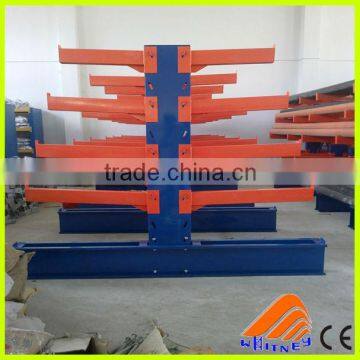 Warehouse storage long pipe rack parts, cantilever type rack