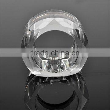 pure Crystal Napkin Ring for Wedding or Hotel decoration