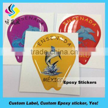Custom Epoxy Sticker Clear Dome Epoxy Resin Sticker photo-5
