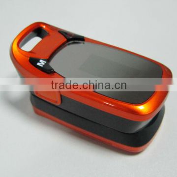 Color OLED fingertip pulse oximeter with alarm function