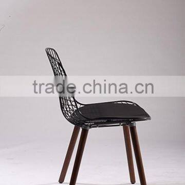 Bertoia Chair Wood Leg /metal Seat Chair With Solid Wood Leg /wire Chair photo-4