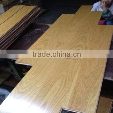 Yellow Painting Finished American White Oak Multilayer Engineered Wood Flooring
