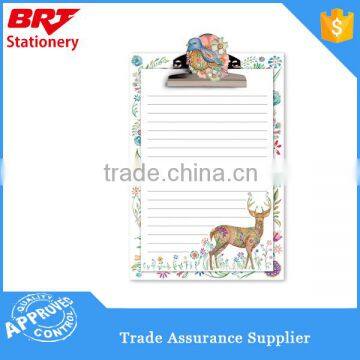 2016 new products a5 clipboard with notepad