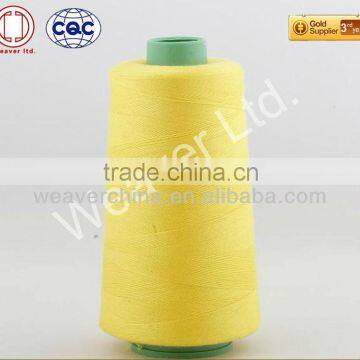 100% spum polyester yarn for sewing thread 23s/2 dyed