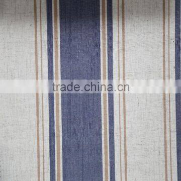 Wholesale unique soft furnishings linen yarn dyed drapes curtain for home decoration