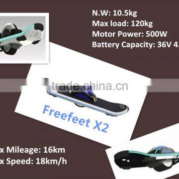 Top quality 500w Power one wheel self balancing scooter