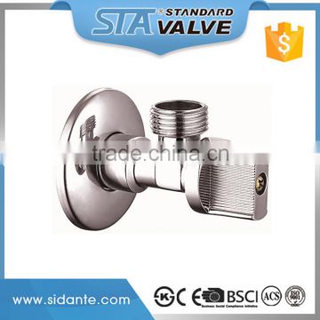 ART.3001 Factory supplier wholesale forged 1/2" dn15 chrome plated brass angle valve for toilet /bathroom/kitchen made in china