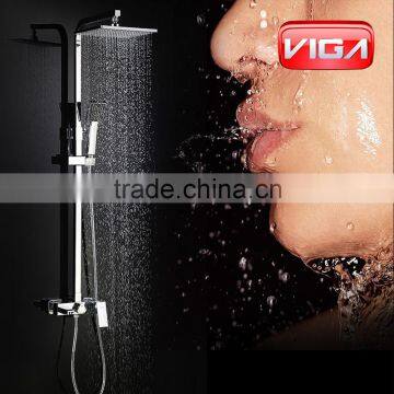 Guangdong supplier shower column set brass bath shower faucet