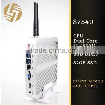 Very hot cheap mini PC with 12v power Intel core i5 dual core support Windows10