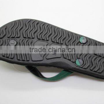 Textured EVA Foam Green Soft Flip Flops photo-6
