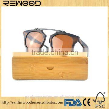 top selling quality uv400 tr90 frame super retro wooden women male metal hinge print sunglasses polarized