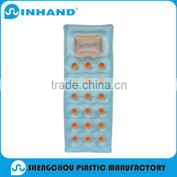 Top quality water floating air bed /seaside swimming beach inflatable mattress/ adult beach floating mattress beach mat