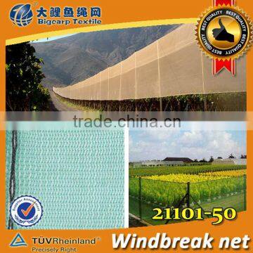 Green HDPE Windbreak Netting For Building