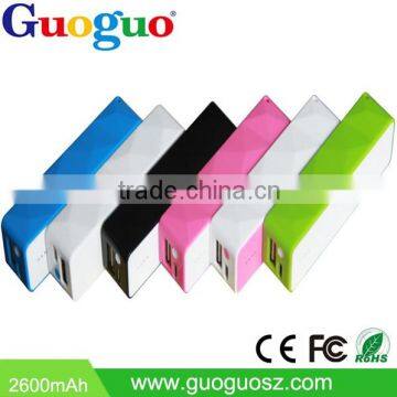 Wholesale Factory Price Power Bank 2600mAh Rohs Power Bank