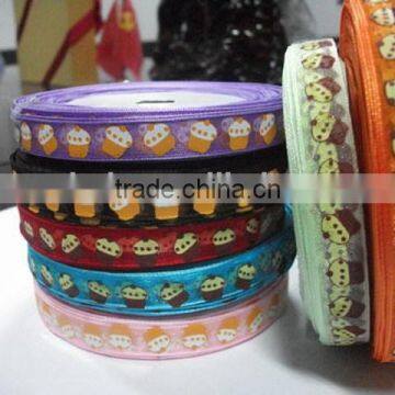 Hotsales single/double face cotton velvet ribbon