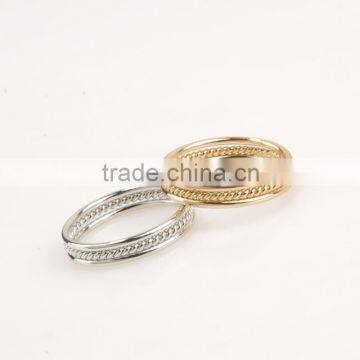 Simple Swirl Marks Finger Ring Without Stone photo-3