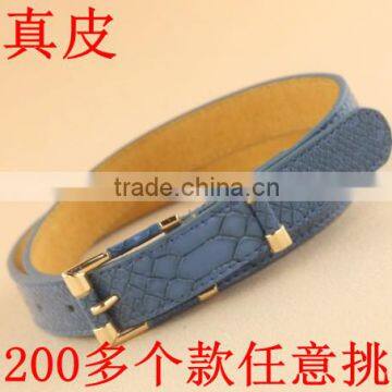 fashion OL temperament Rose lady belt, woman leather belt,fashion Genuine Leather belt