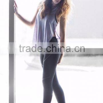 Custom Logo Women Active Tights Foot Grips Balance Leggings photo-4