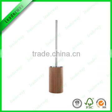 China bathroom set/bathroom accessorie toilet brush with holder of bamboo