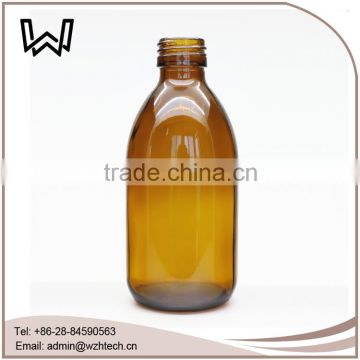 Amber glass bottle 250ml for syrup