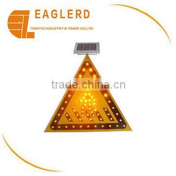 Super brightness Solar led traffic warning sign (Attention to pedestrian)