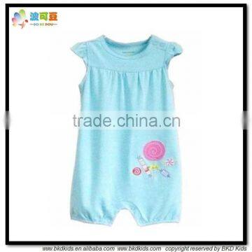 BKD Blue color baby girls party wear for summer clothes