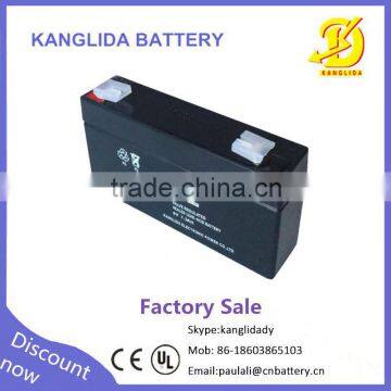 6v 1.3ah sealed lead acid battery CA613maintenance free battery