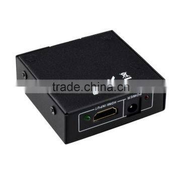 China origin hdmi splitter 1x2, 1 input 2 output hdmi switch, hdmi splitter to coaxial