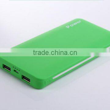5000mah Ultra Slim Ultra Compact Power Bank External Battery Portable Battery With Built-in Micro Usb Cable