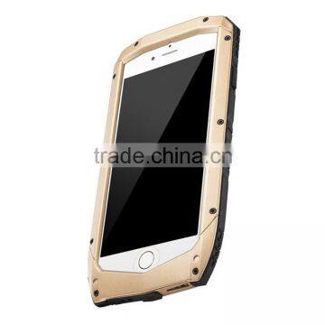 Cheap Metal Case Shockproof Housing Cover for IPhone 6 6S Gold
