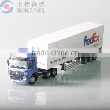 Scale Cargo Shipping Container Models,diecast Goods Van Truck Model,container Truck Model Manufacturer