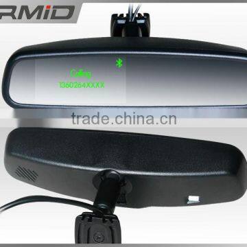 4.3 inch bluetooth LCD/TFT rearview mirror car monitor with reverse camera and parking sensor