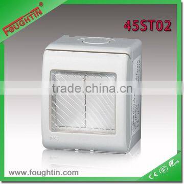 IP55 1Gang 1Way Switch Waterproof Switch Socket