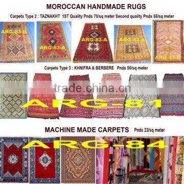 traditional moroccan carpet handmade