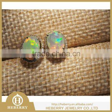 Precious Gemstone Ring Design Mens Opal Gemstone photo-2