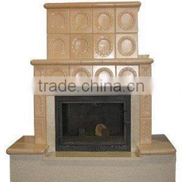 Indian Stone Fireplace