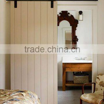 Wooden Door for Bathroom / Wooden Decorative Pattern Interior Door barn door