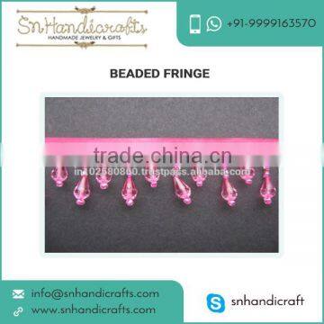Beaded Fringe Trim of Quality Eco-friendly Material