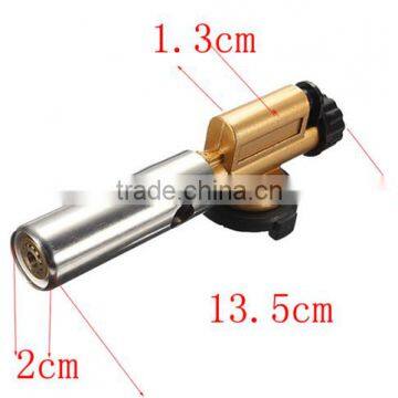 Gas Torch Flamethrower Butane Burner Automatic Ignition Baking Welding BBQ Camping Outdoor Flame Gun