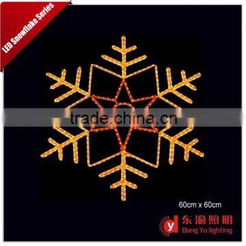 Shopping Mall Holiday Decoration Hanging Snowflake/ Christmas 2D Motif Snowflake Light photo-2