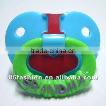 Funny baby silicone nipple,plastic pacifier